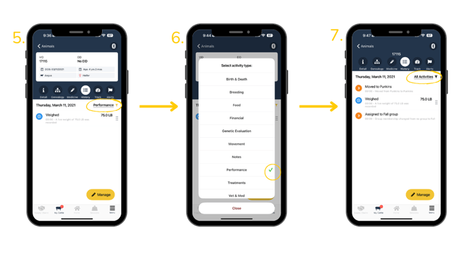4th Section Animal Activities Search and filter activity history-2